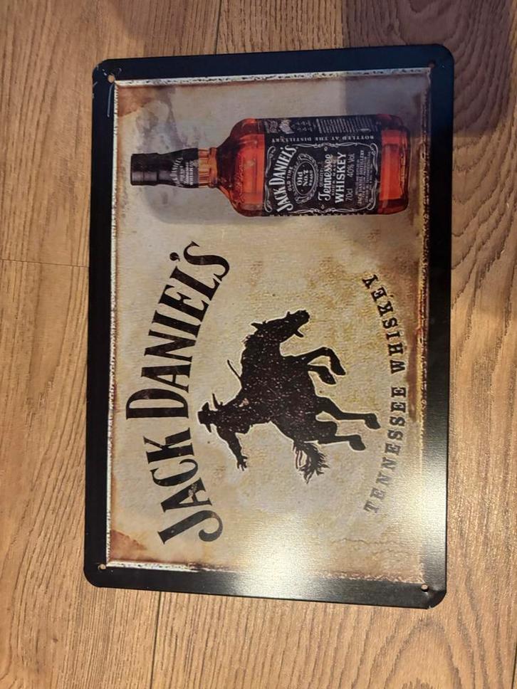 Jack Daniel’s Bord – Stoere bar- en mancavedecoratie, Antiek en Kunst, Antiek | Wandborden en Tegels, Ophalen