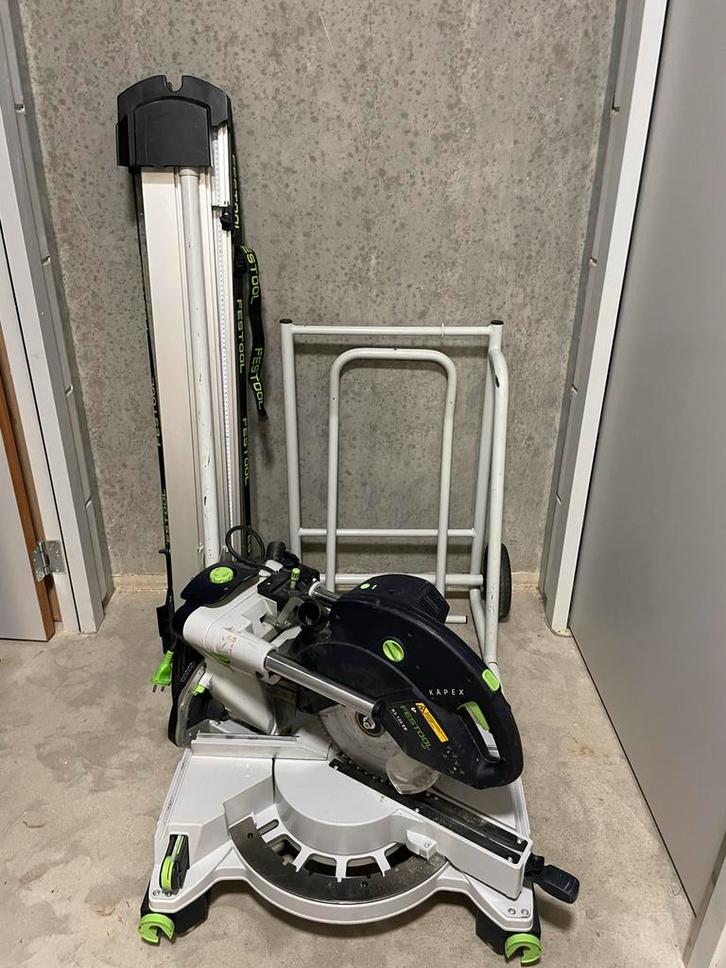 Festool KS 120 Compleet Set - Afkortzaag, Doe-het-zelf en Verbouw, Gereedschap | Zaagmachines, Gebruikt, Afkortzaag, 1200 watt of meer