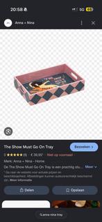 Gezocht! Dienblad Anna+Nina, Huis en Inrichting, Woonaccessoires | Dienbladen, Ophalen of Verzenden, Zo goed als nieuw, Rond, Hout