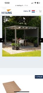 Nesling Coolfit harmonicadoek grijs, Tuin en Terras, Overkappingen, Ophalen of Verzenden, Zo goed als nieuw