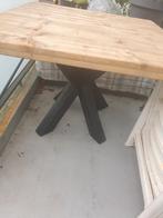 Mooie steiger houten tafel voor binnen of buiten, 200 cm of meer, Rechthoekig, Zo goed als nieuw, Ophalen