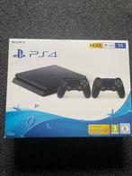 PlayStation 4 Slim 1TB - Met 2 Controllers, Spelcomputers en Games, Spelcomputers | Sony PlayStation 4, Gebruikt, Met 2 controllers