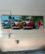 Volkswagen hippie busjes schilderij, Antiek en Kunst, Ophalen of Verzenden