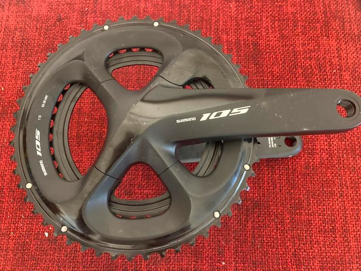 Shimano 105 Crankstel 11 Speed - Verschillende Opties, Fietsen en Brommers, Fietsonderdelen, Gebruikt, Racefiets, Crankstel of Pedalen