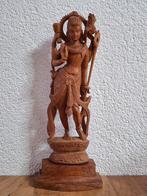 Houten Shiva Beeld, Ophalen of Verzenden