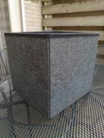 grote grijze stoffen opberg kubus bak mand 35 x 35 cm, Overige materialen, Mand, Verzenden, Vierkant