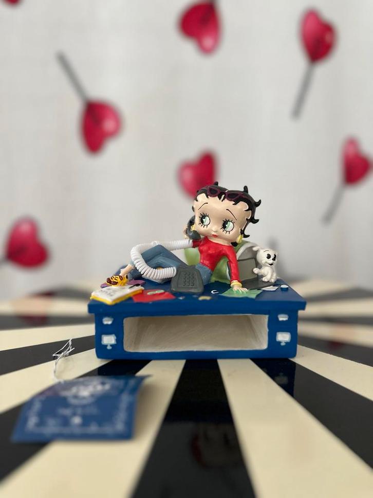 BETTY BOOP - Post-it Houder | Retro | Kantoor | Vintage, Verzamelen, Poppetjes en Figuurtjes, Nieuw, Ophalen of Verzenden