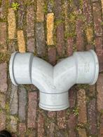 PVC Flexibele stroom T-stuk 125mm 3x mof 90 grijs, Pvc, Ophalen of Verzenden, Zo goed als nieuw, Minder dan 2 meter