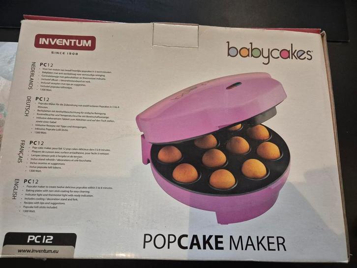 Cakepop Maker met Houder - Perfecte Cakepops!, Witgoed en Apparatuur, Wafelijzers, Nieuw, Ophalen