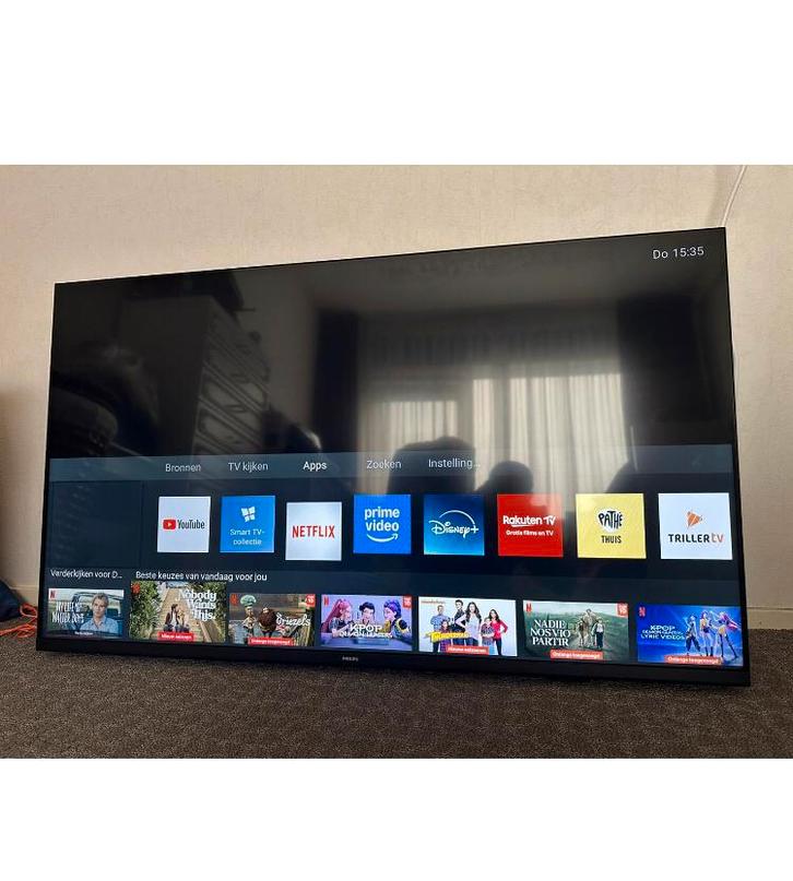 Philips 50 inch 4K UHD Andriod Smart TV, Audio, Tv en Foto, Televisies, Zo goed als nieuw, LED, 100 cm of meer, 4k (UHD), Philips