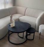 Salon tafel 3 set - mangohout, Ophalen, Zo goed als nieuw