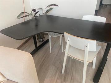 IKEA bekant bureau hoek links - 160x110cm - zwart - afbeelding 2