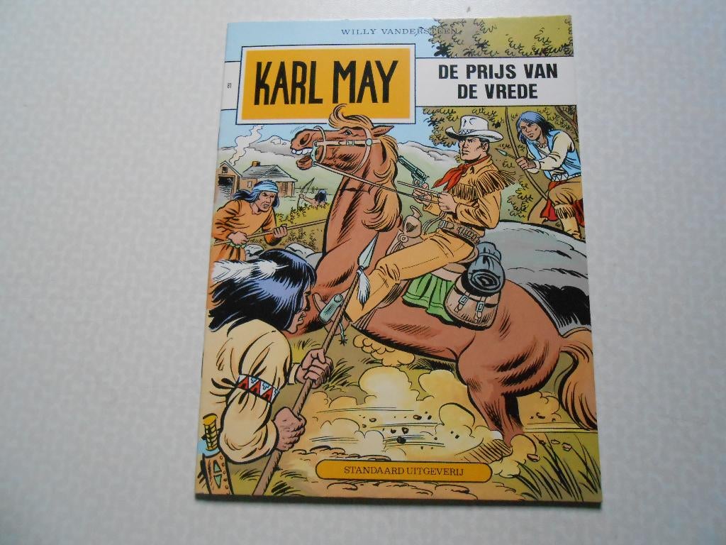 Karl May 81 De prijs van de vrede 1984 1 ste druk., Willy Vandersteen, Eén stripboek, Nieuw, Ophalen of Verzenden
