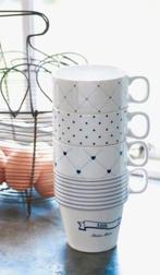 riviera maison stackable farm milk mugs, melk bekers, Ophalen, Overige stijlen, Kop(pen) en/of Schotel(s)