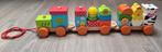 Trekvoertuig blokken sorteer trein hout nieuw, Kinderen en Baby's, Speelgoed | Houten speelgoed, Nieuw, Ophalen of Verzenden, Duw- of Trekspeelgoed