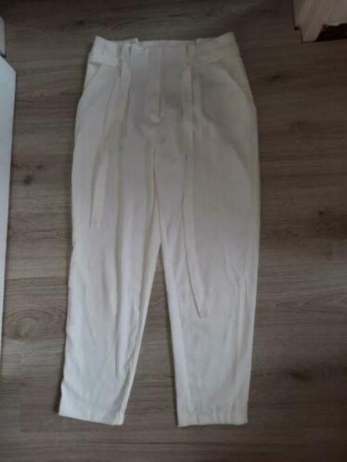 nieuwe witte linnen broek pantalon maat 42, Kleding | Dames, Broeken en Pantalons, Nieuw, Maat 42/44 (L), Wit, Ophalen of Verzenden