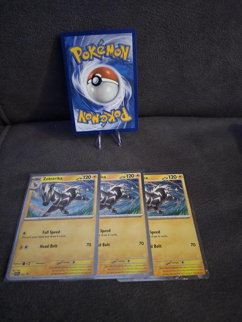 Promo Zebstrika 201, Hobby en Vrije tijd, Verzamelkaartspellen | Pokémon, Zo goed als nieuw, Losse kaart, Ophalen of Verzenden