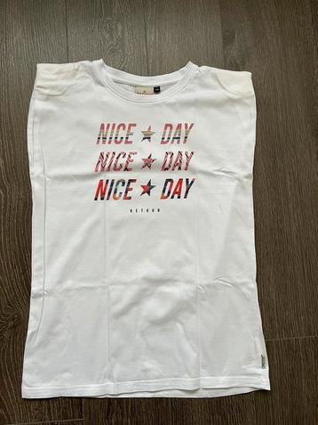 Meisjes shirtje / shirt wit van retour mt 15/16 170/176 beschikbaar voor biedingen