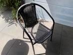 Leuke ttuintafel met 7 stoelen, Tuin en Terras, Ophalen of Verzenden, Gebruikt