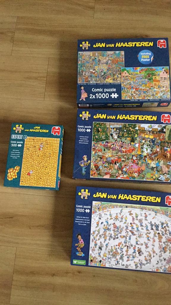 Diverse jan van haasteren puzzls, Ophalen of Verzenden, Zo goed als nieuw