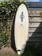 Surfboard, Shortboard, Ophalen of Verzenden, Met koord, Zo goed als nieuw