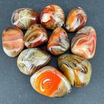 Sardonyx trommelsteen uit Madagaskar, Ophalen of Verzenden, Mineraal