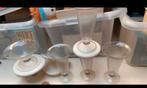 Tupperware indigo blauw ijsbekers cocktailbekers, Huis en Inrichting, Keuken | Tupperware, Ophalen of Verzenden, Blauw