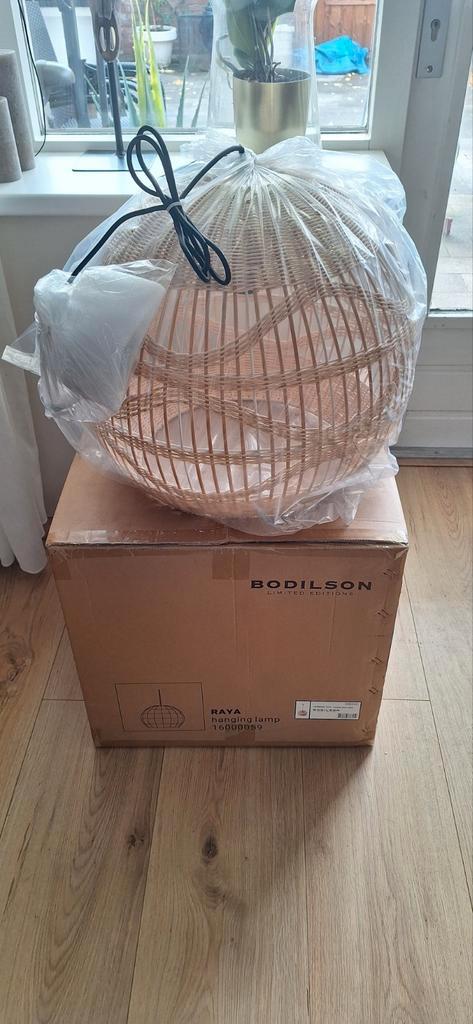 Prachtige Bodilson Hanglamp - Ø48cm (nieuw) Japandi stijl, Huis en Inrichting, Lampen | Hanglampen, Gebruikt, Minder dan 50 cm