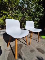 2 Witte Eetkamerstoelen - Moderne Stijl, Gebruikt, Twee, Wit, Modern