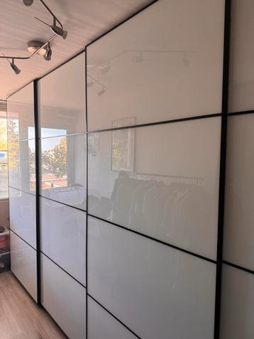 IKEA PAX glazen schuifdeuren FÄRVIK - 2 keer 200x236cm beschikbaar voor biedingen