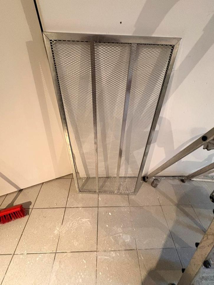 RVS Rek / Stelling, Huis en Inrichting, Kasten | Stellingkasten, Gebruikt, Ophalen