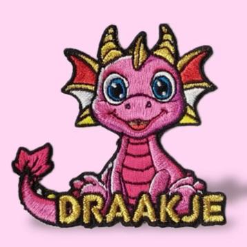 Carnaval emblemen Brabant Roze en gouden Draak Oeteldonk beschikbaar voor biedingen