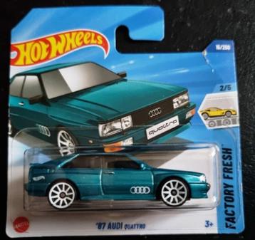 Hotwheels 87 Audi Quattro in metallic groen beschikbaar voor biedingen