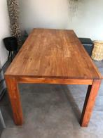 Eettafel teakhout, Huis en Inrichting, Ophalen, Gebruikt, Teakhout, 50 tot 100 cm