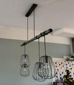 Industriële Hanglamp 4-lamps, Ophalen of Verzenden, Zo goed als nieuw, Metaal, 50 tot 75 cm