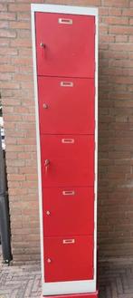 Locker kast met 5 deurtjes 37,5x50x185cm, Ophalen, Gebruikt