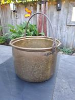 Koperen ketel, Tuin en Terras, Ophalen, Minder dan 30 cm, Rond, Zo goed als nieuw