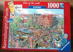 Ravensburg Cities of The World: Amsterdam, Ophalen of Verzenden, 500 t/m 1500 stukjes, Zo goed als nieuw, Legpuzzel