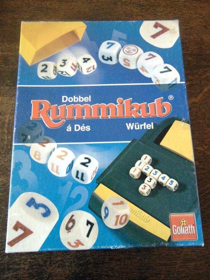 Dobbel Rummikub Spel van Goliath, Hobby en Vrije tijd, Gezelschapsspellen | Overige, Gebruikt, Een of twee spelers, Drie of vier spelers