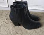 Leren laarsjes maat 41, Ophalen of Verzenden, Zo goed als nieuw, Zwart