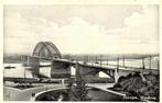 Nijmegen, Waalbrug - boot auto - 1949 gelopen, Verzamelen, Ophalen of Verzenden, 1940 tot 1960, Gelopen, Gelderland