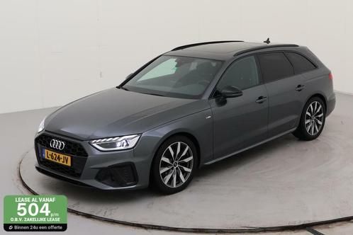 Audi A4 Avant 35 TFSI S-Line Black Edition Pano Virtual Sfee, Auto's, Audi, Bedrijf, Te koop, A4, ABS, Achteruitrijcamera, Adaptive Cruise Control