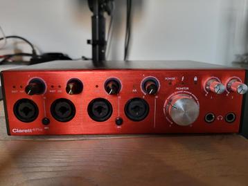 Focusrite Clarett 4Pre - Thunderbolt Audio Interface beschikbaar voor biedingen