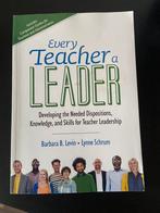 Every teacher a leader, Boeken, Ophalen of Verzenden, Barbara B. Levin, Lynne Schrum
