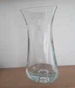 Zware, glazen vaas, Huis en Inrichting, Minder dan 50 cm, Glas, Gebruikt, Verzenden