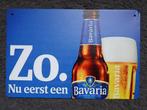 Bavaria 20x30 cm Reclamebord, Ophalen of Verzenden, Nieuw, Reclamebord, Plaat of Schild, Bavaria