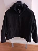 44/46 Zwarte jas met warme fleece voering rits 3 steekzakken, Ophalen of Verzenden, Zo goed als nieuw, Maat 42/44 (L), Zwart