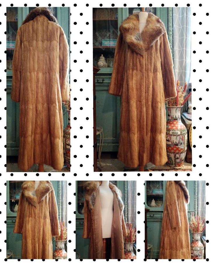 Prachtige vintage rode vos echte bontjas in goede staat !, Kleding | Dames, Jassen | Winter, Gedragen, Maat 38/40 (M), Rood, Ophalen of Verzenden