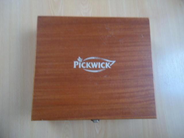 Houten Pickwick theedoos, 12 vaks, Huis en Inrichting, Keuken | Keukenbenodigdheden, Gebruikt, Ophalen of Verzenden