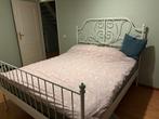 Mooi wit IKEA bed 2.00 x 1.60 inclusief matras, Ophalen, Wit, Tweepersoons, Zo goed als nieuw